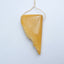 Natural Coconut Fossil Gemstone Pendant Bead, 57x32x12mm, 21g - MyGemGarden