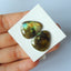 Natural Labradorite Cabochon Pair 20x17x4mm,4g - MyGemGarden