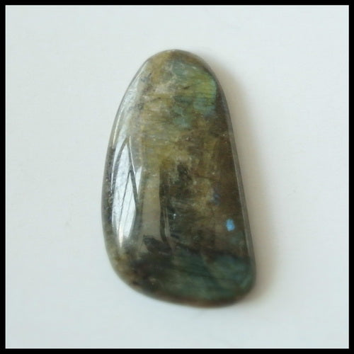 Natural Labradorite Gemstone Cabochon 34x19x5mm,6.85g - MyGemGarden