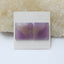 Natural Amethyst Rectangle Cabochon Pair, 18x3mm, 4.9g - MyGemGarden