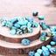 70.5g Turquoise Drilled Teardrop Beads, Loose Beads for Jewelry Making, 13x9x5mm, 70.5g - MyGemGarden