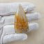 Agate Gemstone Natural Pendant Bead, 52x26x5mm, 10g - MyGemGarden
