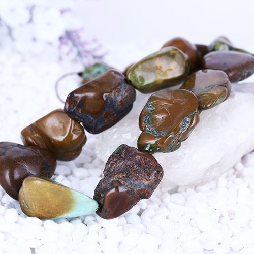 Popular Turquoise Gemstone Large Loose Beads 30x20x15mm158g - MyGemGarden