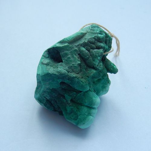 Natural Stone Drusy Malachite Gemstone Necklace Pendant 43x33x28mm 66.98g - MyGemGarden