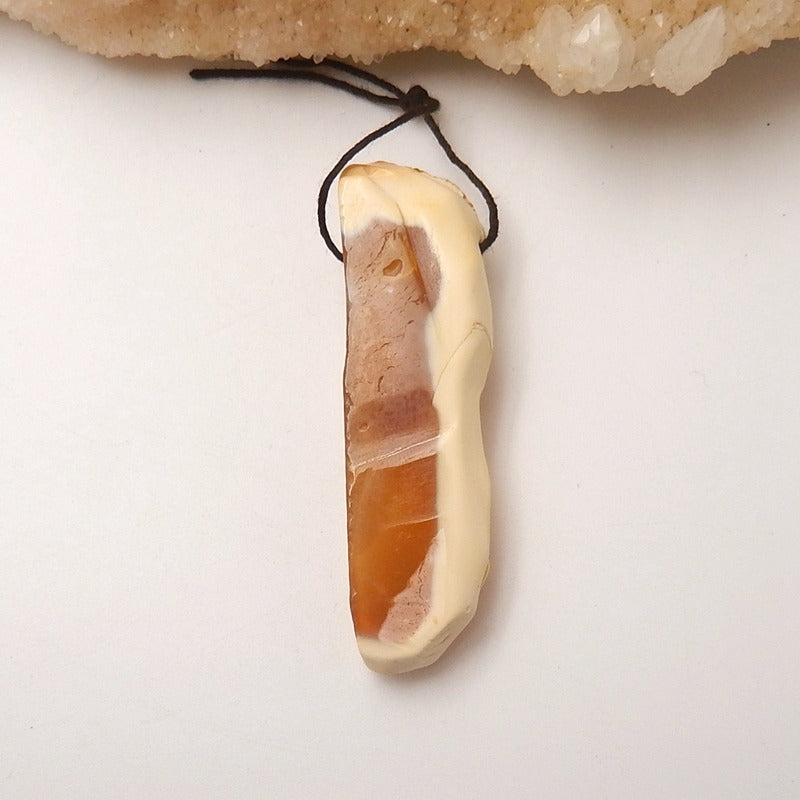 New Arrival Red Agate Carved butterfly Pendant Bead, 61x17x14mm, 18.6g - MyGemGarden