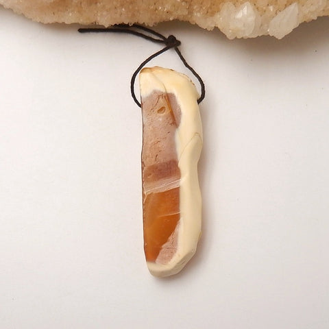 New Arrival Red Agate Carved butterfly Pendant Bead, 61x17x14mm, 18.6g - MyGemGarden