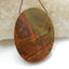 Handmade Multi-Color Picasso jasper Carving woman head Gemstone Pendant Bead, 41x30x6mm, 11.8g - MyGemGarden