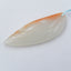 Amazonite carved leaf Pendant Bead, 37x13x5mm, 3.8g - MyGemGarden