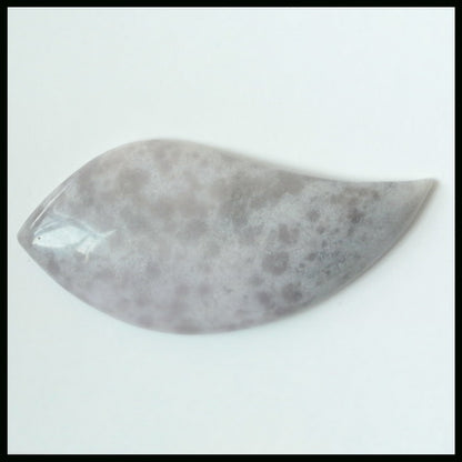 Natural Purple Agate Gemstone Cabochon 48x22x6mm,8.95g - MyGemGarden