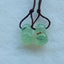 New,Nugget Prehnite Gemstome Earrings Pair,15x10x9mm,3.5g - MyGemGarden
