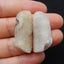 Sale 1 Pair Natural crystal nugget gemstone specimen, 31x14x7mm, 8.8g - MyGemGarden