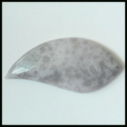 Natural Purple Agate Gemstone Cabochon 48x22x6mm,8.95g - MyGemGarden