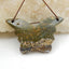 Handmade Ocean Jasper Butterfly Pendant, Animal Carving, 42x25x6mm, 9.1g - MyGemGarden