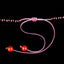 New Arrival Beeswax Necklace Pendant 30x21x10mm, Garnet 4.5mm Round Beads, 24.8g - MyGemGarden