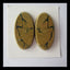 Green Opal Cabochon Pair 29x15x3mm,6.5g - MyGemGarden