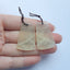 Natural Stone Nephrite Jade Earrings Pair,34x23x5mm,13g - MyGemGarden