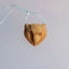 Beautiful Picture Jasper Detailly Hand-Carved Bear Head Gemstone Pendant, 29x29x9mm, 8.6g - MyGemGarden