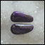 Natural Sugilite Gemstone Cabochon Pair, 15x7x3 mm,1.8g - MyGemGarden
