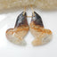 Hot sale Amazonite Carved fish Earrings Pair, stone for Earrings making, 28x19x4mm, 6.1g - MyGemGarden