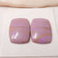 Natural Purple Mica Gemstone Cabochon Pair, 20x15x4mm, 4.5g - MyGemGarden