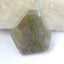 Moss Agate Gemstone Natural Pendant Bead, 39x37x6mm, 16.7g - MyGemGarden