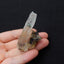 New Arrival ghost quartz hand carved snake Cabochon, Animal Gemstone Decoration, 52x38x26mm, 26.7g - MyGemGarden