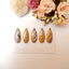5 Pcs Chohua Jasper Cabochons (Have Hole), 33X12X5mm, 15.5g - MyGemGarden
