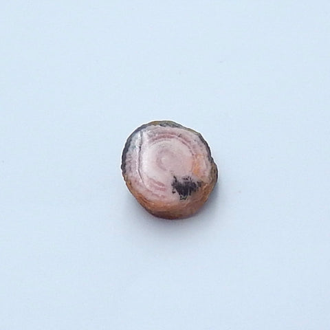 Natural Argentina Rhodochrosite Gemstone Cabochon, 16x14x10mm, 4.9g - MyGemGarden