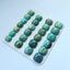 25 PCS Natural Turquoise Gemstone  Cabochon£¬10x4mm,7x3mm,10.2g - MyGemGarden