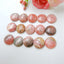 15 pcs Argentina Rhodochrosite Round Gemstone Cabochons, 12x5mm, 12x3mm, 19.3g - MyGemGarden