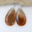 Natural Agate Teadrop Earrings Pair, stone for Earrings making, 26x14x5mm, 6.1g - MyGemGarden