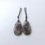 African Blood Stone Earrings Pair 33x18x6mm,11.6g - MyGemGarden