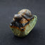 Turquoise Gemstone Turtle Carved Ornament, 47x32x19mm, 37g - MyGemGarden