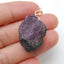 New, Nugget Ruby Gemstone Pendant Stone, Jewelry accessories, 25x18x12mm, 8g - MyGemGarden