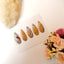 5 Pcs Chohua Jasper Cabochons (Have Hole), 33X12X5mm, 15.5g - MyGemGarden